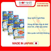 Hộp 3 Viên Sủi Vệ Sinh Bồn Cầu Màu Xanh - Nội Địa Nhật Bản - 3 hộp