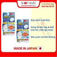 Hộp 3 Viên Sủi Vệ Sinh Bồn Cầu Màu Xanh - Nội Địa Nhật Bản - 2 hộp