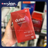 Hộp 30 Bao cao su Durex Thin Feel Regular Fit (Úc)