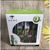 Hộp 30 cái Bàn Chải Đánh Răng Than Tre Hoạt  Bossi Hàn Quốc
