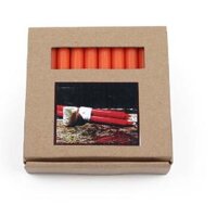 Hộp 30 cây nến taper Quang Minh Candle FTRAMART NQM3049 cao 11cm Cam bí ngô