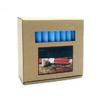 Hộp 30 cây nến taper Quang Minh Candle FTRAMART NQM3049 cao 11cm Xanh da trời