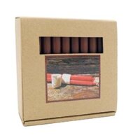 Hộp 30 cây nến taper Quang Minh Candle FTRAMART NQM3049 cao 11cm Nâu đậm