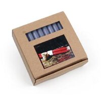 Hộp 30 cây nến taper Quang Minh Candle FTRAMART NQM3049 cao 11cm Than củi