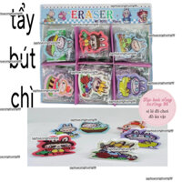 Hộp 30 cục tẩy gôm hình labubu siêu hót đồ chơi cho bé
