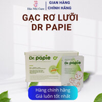 Hộp 30 Gạc y tế rơ lưỡi em bé DR PAPIE cho trẻ sơ sinh, chăm sóc răng miệng an toàn cho bé