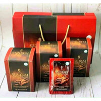 Hộp 30 gói Nước hồng sâm Nonghyup Woori Hàn Quốc, Hỗ trợ tăng sức đề kháng cơ thể, cải thiện trí nhớ