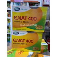 HỘP 30 V ENAT 400 NATURAL VITAMIN E 400 MEGA