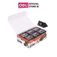 (Hộp 30 viên) Tẩy Gôm Đen Deli Tam Giác H01720 - tẩy chì 4B