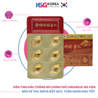 Hộp 30 Viên Tinh Dầu Thông Đỏ Chính Phủ Hàn Quốc Hwangje Power Gold Ngừa Đột Quỵ Giảm Mỡ Máu