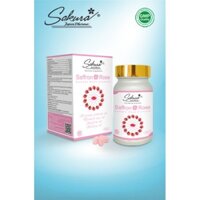 (Hộp 30 viên) Viên uống SAKURA SAFFRON ROSE ngăn ngừa lão hóa, Đẹp da, mờ thâm nám