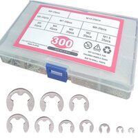 Hộp 300 cái Phe inox 304, phe gài chặn đai ốc, bulong, cốt máy