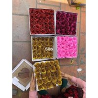 Hộp 30b hoa sáp nhũ