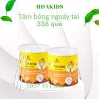 Hộp 336 Que Tăm Bông Ngoáy Tai Cho Bé Nắp Xoay- Bạch Tuyết