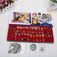 Hộp 35 Chìa Khóa Fairy Tail - 35 Món - Bộ Mới Có Cung Xà Phu