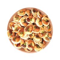 Hộp 350gr bánh đồng tiền mix hạt thập cẩm Handmade mạch nha nếp