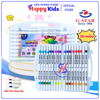 Hộp 36 Bút Lông Màu Acrylic Todo Suyo AP-789, Màu Tươi Sáng, Ống Mực Lớn - Viết, Vẽ Lên Mọi Bề Mặt - VPP Happy Kids