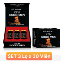 [Hộp 3lọ] Kẽm GOOD MEN,bổ sung KẼM cho cơ thể