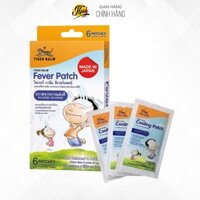 Hộp (3x2) miếng dán hạ sốt Tiger Balm Cooling Patch Thái Lan