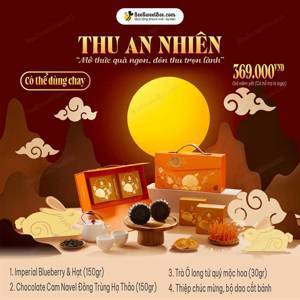 Hộp 4 bánh trung thu Kinh Đô Thu An Nhiên (840g)