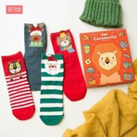 Hộp 4 bít tất CARAMELLA XUẤT HÀN