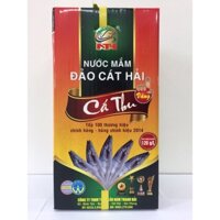 Hộp 4 chai 650ml Nước mắm cá thu vàng sản xuất tại Đảo Cát Hải