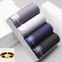 Hộp 4 chiếc quần sịp đùi nam thông hơi  KÈM HỘP GIẤY  - XXL