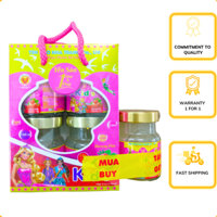 Hộp 4 hũ yến Sào hương dâu dành cho trẻ em 15% yến One a day kids 70ml yến đảo Nha Trang