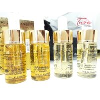 Hộp 4 Lọ Tinh Chất Dưỡng Trắng BERGAMO Luxury Gold Collagen $& Caviar