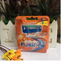 Hộp 4 Lưỡi Dao Cạo Râu Gillette Fusion ProGlide 5 in  1