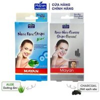 [Hộp 4 Miếng] Miếng Dán Lột Mụn Mayan Giảm Mụn Đầu Đen, Mụn Cám, Thu Nhỏ Lỗ Chân Lông Nose Strips