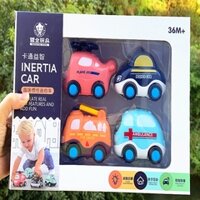 Hộp 4 ô tô đồ chơi cao cấp cho bé