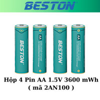 Hộp 4 Pin sạc 2A 1.5V Lithium Beston - AA - 3600mWh ( 2AN-100) pin máy ảnh, pin micro, pin đồ chơi