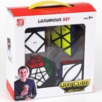 Hộp 4 Rubik Biến Thể Rubik QiYi (Qiming A-Pyraminx,Qicheng A-Skewb,Qiheng-Megaminx,Ivy cube)