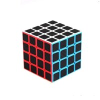 Hộp 4 Rubik Carbon Fiber WCA 2x2 3x3 4x4 5x5 Đồ Chơi Rubic MoYu MeiLong Qùa Tặng