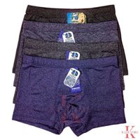 Hộp 4 sịp nam hoa tiêu, quần lót nam thun lạnh, chất liệu mềm mát.