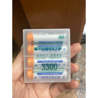 ✨HỘP 4 VIÊN PIN SẠC AA DOUBLEPOW  3300mAh✨