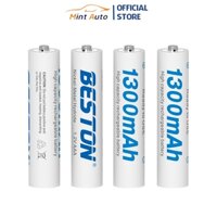 Hộp 4 viên pin sạc Beston AAA 1.2V dung lượng 1300mAh