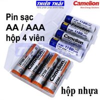 [Hộp 4 viên] Pin sạc Camelion AA2700mAh,AA2500mAh,AA2300mAh,AAA1100mAh,pin sạc 1.2V,pin tiểu sạc,pin đũa sạc