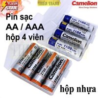 [Hộp 4 viên] Pin sạc Camelion AA2700mAh,AA2500mAh,AA2300mAh,AAA1100mAh,pin sạc 1.2V,pin tiểu sạc,pin đũa sạc