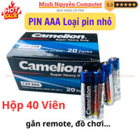 Hộp 40 Viên Pin AAA Camelion 1.5v, Pin 3A hộp 40 viên dùng cho remote, đồ chơi trẻ em - Minh Nguyễn