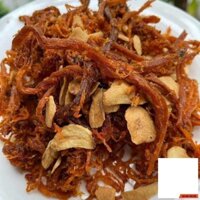 Hộp 400G | Heo Khô Cháy Tỏi , Lợn Khô Cháy Tỏi Loại Đặc Biệt Thơm Ngon | Đồ Ăn Vặt Hà Nội Giá Rẻ (SP1405)