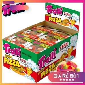 Hộp 48 gói kẹo dẻo trolli pizza 15.5gr