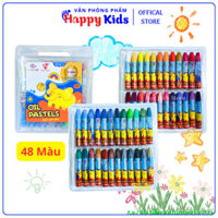 Hộp 48 Màu Sáp Dầu Hiệu G-Star Hình Chú Voi VT448N Hộp Nhựa Dễ Bảo Quản