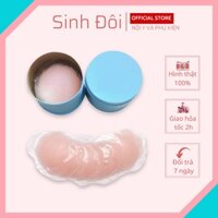 Hộp 5 cặp dán ngực silicon che nhũ hoa hộp thiếc xanh bền đẹp cao cấp tiện dụng siêu mềm nhẹ