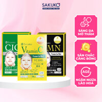Hộp 5 Miếng Mặt Nạ Vitamin C S-Labo, Sáng Da, Mờ Thâm, Mặt Nạ NMN Trẻ Hoá, Ngừa Lão Hoá, Mặt Nạ Cica Giảm Mụn