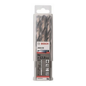 Hộp 5 mũi khoan Inox HSS-Co 12.5mm BOSCH 2608585904