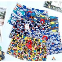 Hộp 5 Quần Lót Boxer Nam Thun Lạnh Họa Tiết Ngộ Nghĩnh Dễ Thương QN05