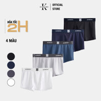 Hộp 5 quần lót đùi nam BBR, sịp nam thun lạnh, chất liệu mềm mát.