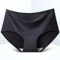 Hộp 5 quần lót nữ Su đúc không đường may không hằn viền - Quần lót nữ thông hơi siêu mát - 1 quần đen - L 48-54kg